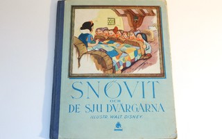Lumikki Snövit och de sju dvärgarna lasten satukirja 1939