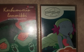 VHS videokasetti Pieni Merenneito & Karhumuori, 2 kpl