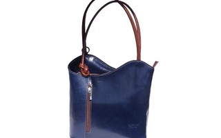 Blue Brown backpack/shoulder bag