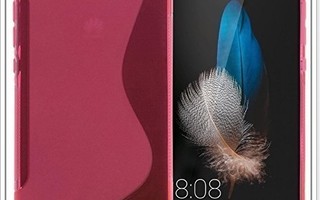 Huawei P8 Lite - Pinkki geelikuori & suojakalvo #23483