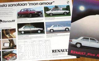 1986 Renault 9 11 18 25 esite - KUIN UUSI - suom