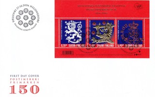 65 FDC Kuori Suomalainen postimerkki BL42 hieno