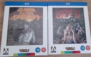 Dawn of the Dead ja Day of the Dead - Arrow Blu-Ray