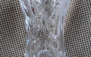 Bohemian handcut crystal vase