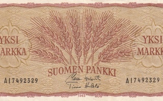 Suomi  1 markka 1963   AI7492329