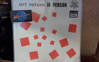 ART TATUM - IN PERSON EX+/EX+ LP UK 1ST PRESS