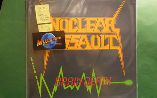 NUCLEAR ASSAULT - BRAIN DEATH M-/M- LP + NIMMARIT