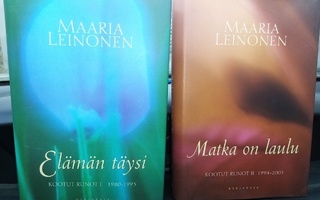 Maaria Leinonen :  Kootut runot I - II ( SIS POSTIKULU)