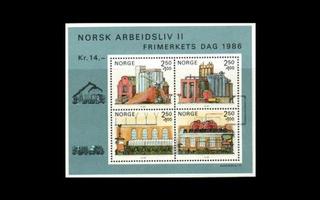 Norja 950-3BL6 ** Paperiteollisuus blokki (1986)