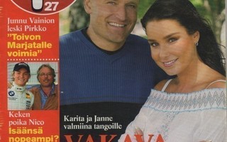 Apu n:o 27 2002 Miss Suomi & Janne. Kai Lehtinen. Riikka Hak