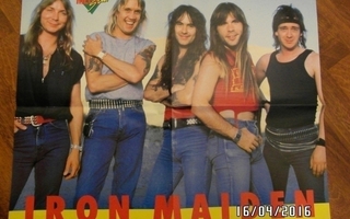 Iron Maiden – MegaStar-lehden juliste 1986