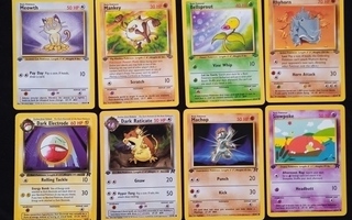 Pokemon kortit 1st edition 14 kpl