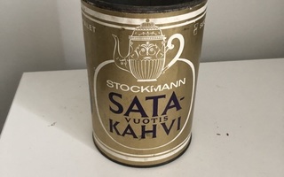 Stockmann satavuotis kahvipurkki