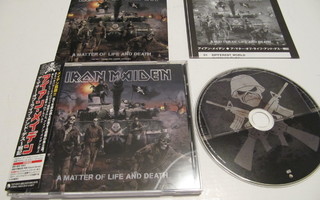 Iron Maiden  A Matter Of Life And Death Japani CD OBI TARRA