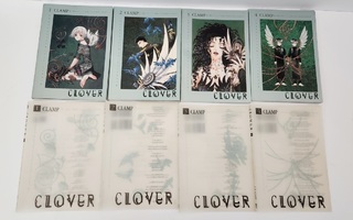 Clover by CLAMP volumet 1-4 (englanti)