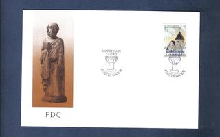 FDC Åland Hammarlandin kirkko...Mariehamn 5.10.1992