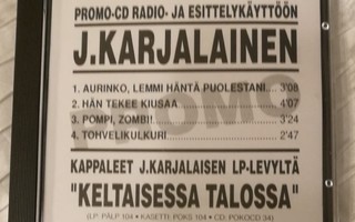 CD J.Karjalainen Promo-CD radio- ja esittelykäyttöön POKOCD