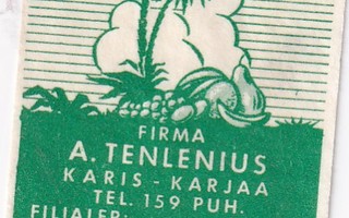 Karis - Karjaa, A. Tenlenius    b517