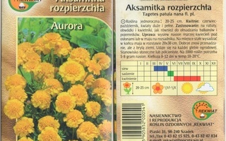 Ryhmäsamettikukka "Aurora" siemenet