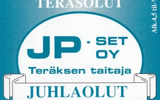 Olutetiketti  JP - SET OY  Juhlaolut   c11