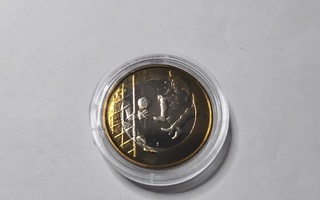 Suomi 5 euro 2016 unc jalkapallo