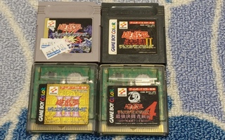 Yu-Gi-Oh Duel Monsters 1-4 GB ja GBC Nintendo Game Boy