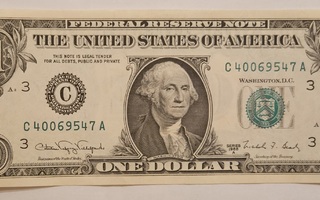 US One Dollar Series 1988 A