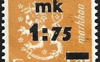 1940 M-30 L 1:75/1:25 mk keltainen  ** Lape 231 LP Lm1