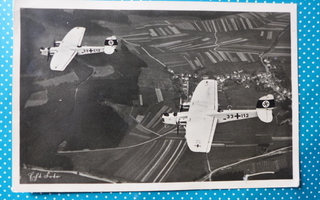 Postikortti v. 1939 lentokone aihe saksa hakaristi