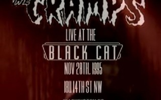 THE CRAMPS the black cat washington 28.11.1995