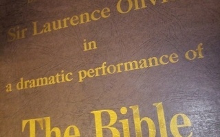 12LP BOX :   SIR LAURENCE OLIVER :  THE BIBLE
