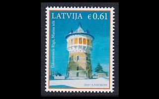 Latvia 1071 ** Arkkitehtuuri vesitorni (2019)