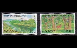 Moldova 305-6 ** Europa luonnonpuistot (1999)