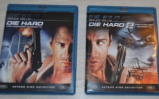 Die Hard 1 ja Die Hard 2 (BD) Suomi-kansilla