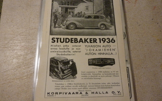 Studebaker  -36 mainos