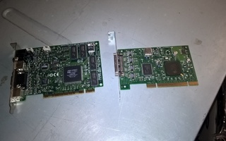 Kaksi korttia PCI väylään