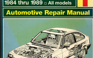 HONDA ACCORD 1984 THRU 1989  ALL models HAYNES Repair Manual