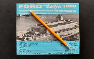 Ford Tietoja 1960 auton esite (15 automallia)