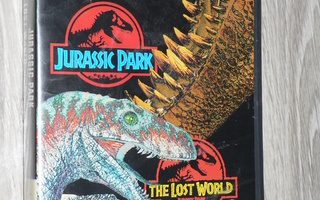 jurassic park & Jurassic Park Kadonnut maailma - tupla DVD