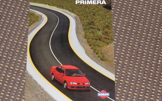 1995 Nissan Primera esite - KUIN UUSI - suomalainen