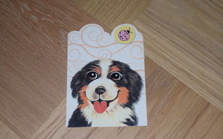 postikortti  koira