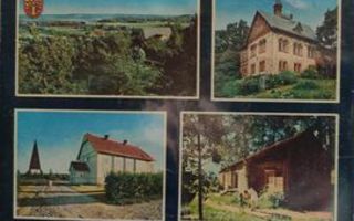 Salo Halikko Vaskio  kooste mm. yleisnäkymä kyläkirkko