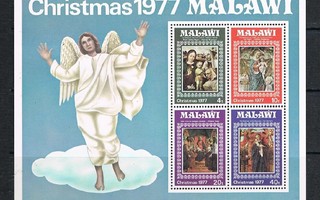 Malawi 1977 - Joulu Christmas ++ blokki