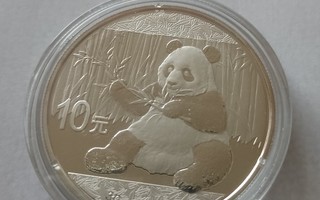 2017 Kiina Panda 30g hopearaha