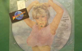 SAMANTHA FOX - AIM TO WIN - PICTURE DISK UK 1986 M- LP