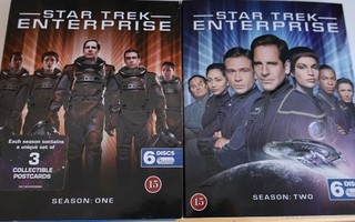 Star Trek - Enterprise Blu-Ray Kaudet 1 ja 2 Suomi tekstitys