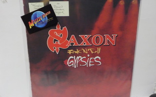 SAXON - ROCK N ROLL GYPSIES M-/M- 1. PAINOS LP