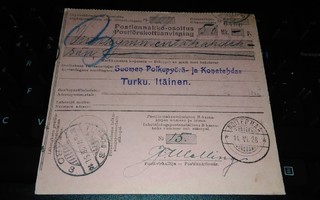 Noitermaa - Turku Postiennakkokortti 1928 PK180