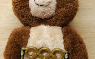 Miska -karhu olympiamaskotti 1980