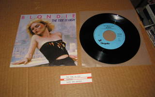 Blondie 7"The Tide Is High ,PS v.1980 EX-/EX FINLAND